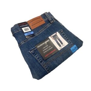 Lucky Brand 410 Men’s Athletic Straight Stretch 32x30 Blue Jeans NWT, $99 MSRP
